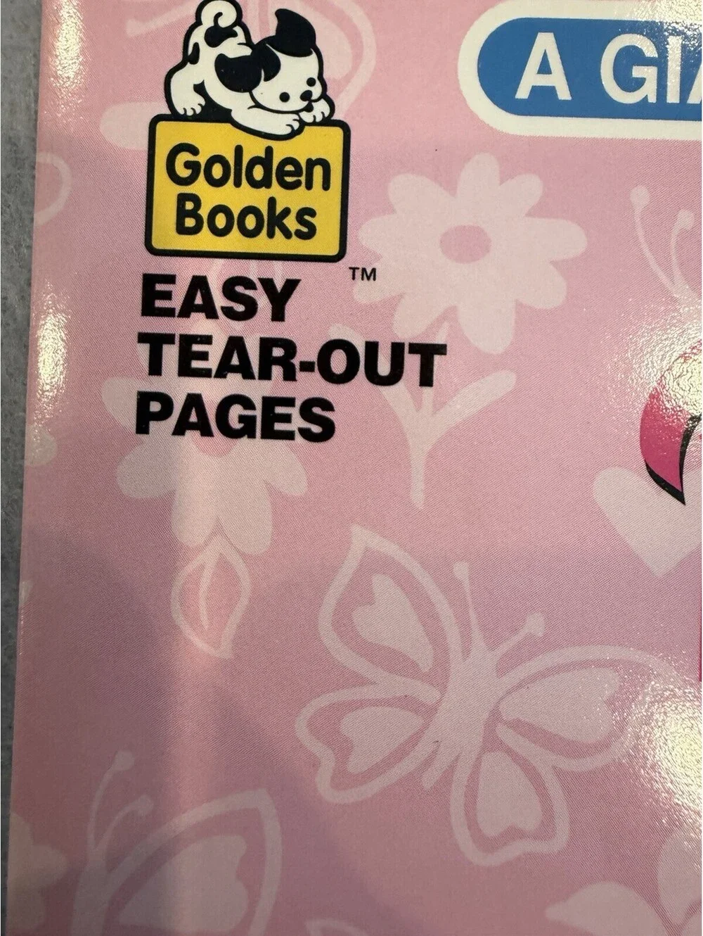Vintage 1998 Barbie Giant Color/Activity Book Golden Books New Unused Rare